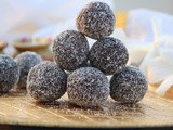 Chocolate coconut ladoo