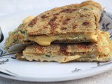 Egg parantha / cheese egg parantha