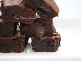 Lava brownie / whole wheat flour brownie / chocolate brownie