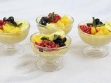 Mango pudding / egg-less mango pudding / gelatin free mango pudding