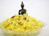 Meethe chawal / sweet yellow rice