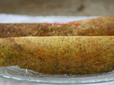 Moong dal dosa / green gram lentils dosa / moong dal chilka dosa