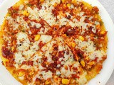 Moong dal pizza