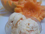 Muskmelon ice-cream