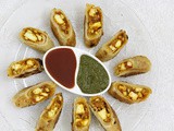Paneer roll / paneer spring roll / paneer masala spring roll