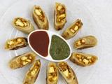 Paneer roll / paneer spring roll / paneer masala spring roll