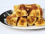 Paneer rolled french toast / paneer french toast