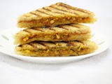 Paneer sandwich / cottage cheese sandwich/ paneer masala sandwich