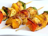 Paneer tikka / grilled cottage cheese