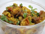 Roasted gobhi aloo / gobhi aloo / roasted cauliflower / cauliflower vegetable