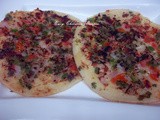 Suji / rawa/ uttapam / semolina pancake / semolina vegetable pancake/ suji- rawa vegetable uttapam