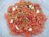 Sweet beetroot halwa