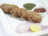 Sweet potato cutlet / shakarkandi cutlet / sweet potato beetroot cutlet