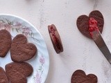 Chocolate Raspberry Sandwich Cookies