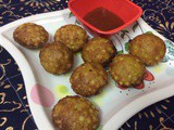 Bengali Style Sabudana Pakora (In Appam Pan)