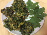 Bitter Gourd Leaves Pakora/Uchche(Karela) Patar Bora