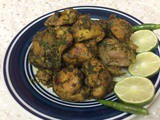 Cilantro Chicken/Coriander Leaves Chicken/Dhonepata Chicken