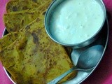 Cumin Paratha (Envelope Shape) / Jeera Parattha