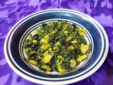 Diabetic Friendly Healthy Recipe With Bitter Gourd Leaves./Bitter Gourd With Sweet Potato