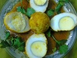 Egg Vindaloo/Bengali Egg Curry In Goan Style/Rich Egg Curry