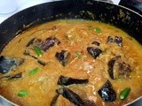 Eggplant Curry/Brinjal Gravy/Bengali Beguner Kalia