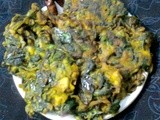 Fenugreek Leaves Pakora/Methi Leaves Bora/Healthy Pakora