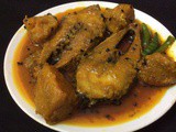 Hilsha Fish With Pumpkin/Kumro Illish