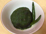 Mashed Pumpkin Leaves/Kumro Pata Bata