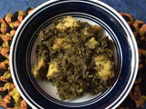 Mustard leaves/Greens Curry (Bengali Style)/ Sorshe Shak Ghonto