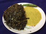Non Veg. Side Dish With Jute Leaves/Pat Shak/Healthy Dish
