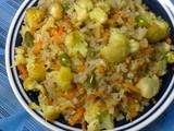 Quick And Easy Breakfast  -  Flattened Rice (Chire) Pulao