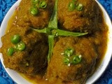 Raw Banana Kofta Curry / Kachakalar Kofta In Gravy