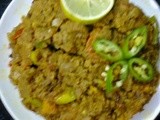 Side Dish For Roti/Paratha  -  Soya Keema Bharta