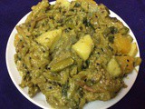 Side Dish With Amaranth Stems/ Note Dantar Torkari