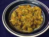 Side Dish With Pumpkin Flowers/Kumro Fuler Torkari/Veg.Side Dish