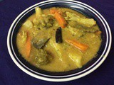 Veg. Dalma (onion free) With Winter Vegetables In Bengali Style