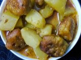 Veg. Recipe  -  Papaya and Besan (Bengal Gram Flour) Pakoda