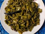 Yard Long Beans Fry / Bengali Barbati Bhaja