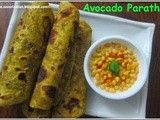 Avocado Paratha /Indian Flat Bread using Avocado