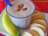 Banana Apple Smoothie / Healthy BreakFast Recipe/Energy Booster Shake