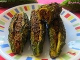 Bharma Karela /Stuffed Bitter Gourd Dry Curry