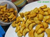 Chatpati Kaju (Cashew Nut)shaped Mathri /Mathri with a chatpata twist -Diwali Snack Item