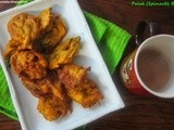 Crispy Palak (Spinach) Bhajji /Spinach Dumpling/ Palak Pakoda/Palak Bhajiya