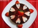 Valentine Day Special - Strawberry Cake Recipe /Cake using fresh Strawberries