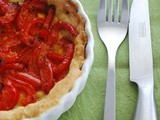 Red bell pepper pie