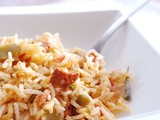 Spanish rice with chorizo