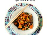 15 Minutes Spicy Soy Ginger Tofu with Cashews