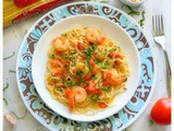 Angel Hair Pasta with Shrimp and Fresh Basil