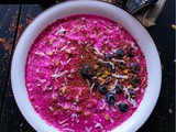 Beet Blueberry Ginger Smoothie Bowl (Valentines Breakfast)