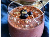Blueberry Chocolate Smoothie – Vegan and Glutenfree